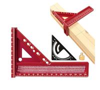 Escuadra De Carpintería,Regla de Carpintero | Herramienta De Marcado Multiangulares Portátil Y Preciso Para Bricolaje Construcción E Ingeniería De Madera