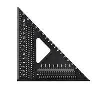 Escuadra de Carpintería - Regla para Medir Marcos | Escuadra Triangular de Exactitud con Diseño Ergonómico para Trazado, Dibujo Técnico, Carpintería, Tejados y Medición