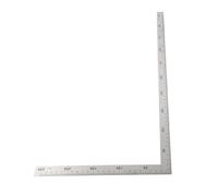 Escuadra de Carpintero Acero Inoxidable 500x250 Mm Regla de ángulo Recto de 90 Grados Marco de Acero Cuadrado Herramienta de Medición de Fácil Lectura Profesional Ángulo de Regla