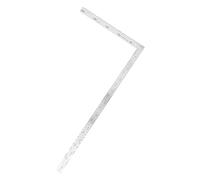 Escuadra de Carpintero con Tope, Escuadra de Prueba de 90 Grados, Escuadra de Carpintero, Escuadra de Acero Inoxidable, Regla de Tope, Escuadra Combinada de Dos Tamaños de Escala