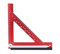 Escuadra de carpintero de aleación de aluminio, escuadra de 90 grados para vigas, escuadra de encofrado para carpintería y construcción, regla triangular metálica con escala clara