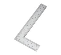 Escuadra de carpintero en forma de L de acero inoxidable, regla de 90 grados, herramienta de ingeniería profesional