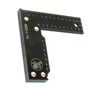 Escuadra De Carpintero: Regla De Ángulo Multifuncional, Calibre Profesional En Forma De L, Herramienta De Medición De Aluminio Con Marcas Precisas | Instrumento Práctico Para Uso De Carpinteros, Diseñ