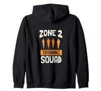 Escuadra De Entrenamiento De La Zona 2 Cardio Deporte Zona 2 Sudadera con Capucha