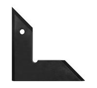 Escuadra de medición de ángulo, regla de aluminio en forma de L de 45/90 grados, herramienta de marco resistente para proyectos de laboratorio de construcción de carpintería, guía de diseño