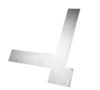 Escuadra de precisión calibrada | Regla de medición de acero inoxidable de 90 grados, herramienta manual versátil para azulejos, tablas, parquet y madera