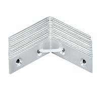 Escuadra de silla (L x An x Al: 50 x 50 x 15 mm, 12 ud., Acero)
