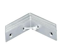 Escuadra de silla (L x An x Al: 80 x 18 x 80 mm, 8 ud., Acero)