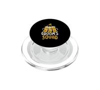 Escuadra del Novio Novia Licenciatura Fiesta Equipo PopSockets PopGrip para MagSafe