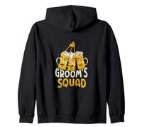 Escuadra del Novio Novia Licenciatura Fiesta Equipo Sudadera con Capucha