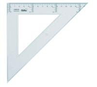 Escuadra Dibujo SAFTA Plástico Cristal 25 cm.