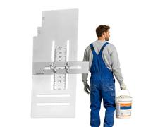 Escuadra Drywall,Herramienta Medidora Para Carpintería,Regla niveladora multifuncional | Muebles Ebanistería Carpintería Uniones Cola De Milano Taller Trazado Ingeniería Enmarcados