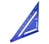 Escuadra | Escalas Métricas Cuadradas | Herramienta de Precisión en Aleación de Aluminio para Carpintería, Construcción y Dibujo Técnico en Tareas Pequeñas y Exactas
