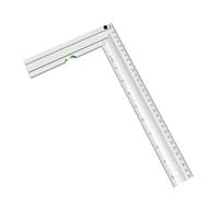 Escuadra exacta de 305 mm para carpinteros con escala de medición y niveles de burbuja, ideal para taller, tareas precisas, herramienta de medición de sitios de construcción