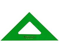 Escuadra faber castell 16 cm plastico verde