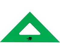 Escuadra liderpapel 21 cm acrilico verde - ES03