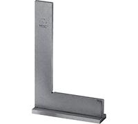 Escuadra mecánica con alas DIN 875/GG-2, precisión de medición, durabilidad y versatilidad para trabajos de carpintería y metalografía.