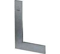 Escuadra mecánica DIN 875/GG-2, alta precisión, acero endurecido, uso en metrología y fabricación para verificar ángulos y planos.