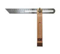 Escuadra medidora biselada con escala 22 cm. falsa escuadra, escuadra