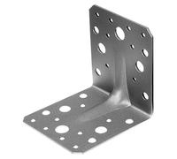 Escuadra para cargas pesadas (L x An x Al: 100 x 100 x 90 mm, Acero, Zincado, 25 ud.)