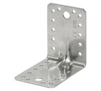 Escuadra para cargas pesadas (L x An x Al: 70 x 70 x 55 mm, Acero, 24/6 agujeros)