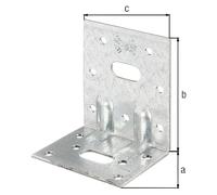 Escuadra para cargas pesadas (L x An x Al: 77 x 64 x 50 mm, Acero, 1 ud.)