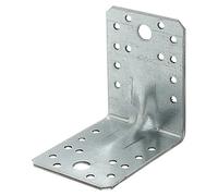 Escuadra para cargas pesadas (L x An x Al: 90 x 90 x 65 mm, Acero, Zincado, 12 ud.)
