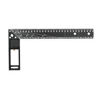 Escuadra para carpintería | Herramienta de regla derecha de marco multiángulo, regla de carpintería, para arquitectos, carpinteros, ingenieros, escuelas, trabajo, hogar, oficina, construcción