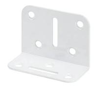 Escuadra regulable (L x An x Al: 70 x 35 x 50 mm, Blanco)