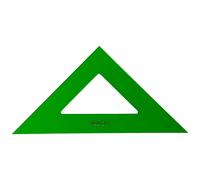 Escuadra faber castell 32 cm plastico verde