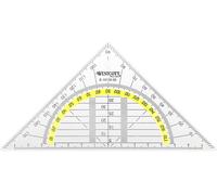 Escuadra Westcott 14 Cm, Transparente Con Escala Amarilla E-10130 00