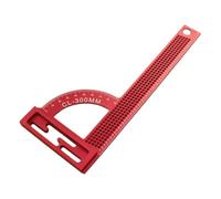 Escuadras De Carpintería Regla Ángulo Recto Aleación Aluminio Métrica 30 Cm