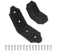 Escuadras de Fijación para Madera - 4 Piezas Conector de Metal de Alta Resistencia,Refuerzo Angular de Canal para Estructuras,para Proyectos de Construcción Mejoras del Hogar