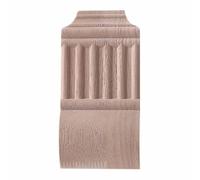 Escuadras esquineras caladas con motivos florales, figuras de madera, apliques decorativos para muebles, marcos, paredes, puertas, artículos para la mejora del hogar, 12 x 6 x 1,6 cm