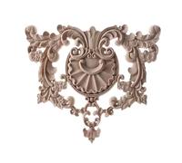 Escuadras esquineras caladas con motivos florales, figuras de madera, apliques para decoración de muebles, marcos, paredes, puertas y otros artículos para el hogar, C12,5