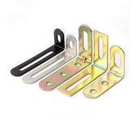 Escuadras Metalicas Conector de esquina metal ajustable for muebles, 4 unidades, ángulo recto, for fijación montaje(Color 04)