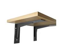 Escuadras Para Estanterias Angle Bracket Bookcase Bookshelf Bed Foundation Frame Base Plates Bathroom Shelf Fixing Bracket Floating Shelves For Wall(White 12inch)