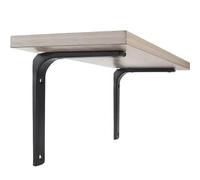 Escuadras Para Estanterias Metal Shelf Brackets 8-12 Inch Heavy Duty L-Angle Stainless Steel Wall Mount Decorative For Floating Shelves Furniture Fixing(Stainless Steel-2pcs,10 inch)