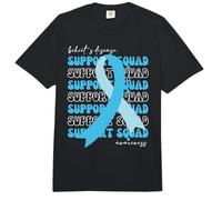 Escuadrón de Apoyo Behcet Enfermedad Concientización Cinta Azul Comfort Colors Adult Heavyweight T-Shirt