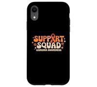 Escuadrón de apoyo Cinta naranja Leucemia Concientización sobre el cáncer de sangre Carcasa para iPhone XR