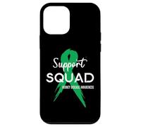 Escuadrón de Apoyo de Cinta Verde para la concienciación de la Enfermedad renal Carcasa para iPhone 12 Mini