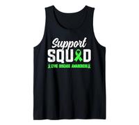 Escuadrón de apoyo Lyme Concientización sobre la enfermedad Luchador Cinta Verde Camiseta sin Mangas