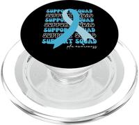 Escuadrón de Apoyo PKU Awareness Blue Ribbon Fighter PopSockets PopGrip para MagSafe
