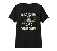 Escuadrón de cazas de Ataque Jolly Rogers VFA-103 Vintage Camiseta Premium