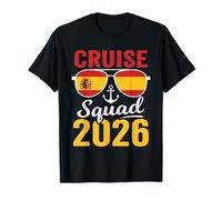 Escuadrón de cruceros 2026 Vacaciones de Primavera en España Camiseta