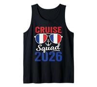 Escuadrón de cruceros 2026 Vacaciones de Primavera en Francia Camiseta sin Mangas