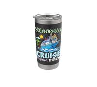 Escuadrón de cruceros de Arabia Saudita 2026 Viaje de vacaciones familiares a juego Vaso térmico de acero inoxidable de doble pared