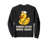 Escuadrón de enfermeras de goma Duckie divertido y lindo crucero del equipo de enfermería Sudadera