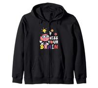 Escuadrón de enseñanza de Agradecimiento a los Maestros de Kiss Your Brain Sped Sudadera con Capucha