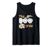 Escuadrón de Esqueleto Fantasma Espeluznante de Halloween Scary The Boo Crew Camiseta sin Mangas